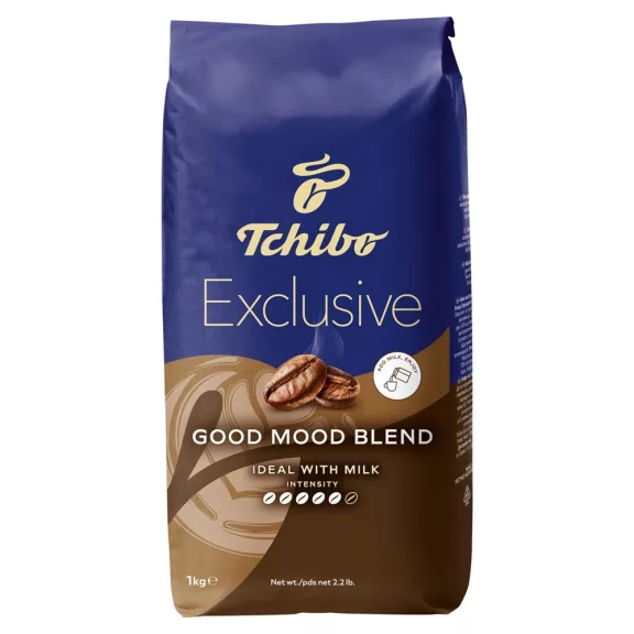 Kávé szemes, 1000g, Tchibo Exclusive Good Mood Blend Kávé szemes, 1000g, Tchibo Exclusive Good Mood Blend