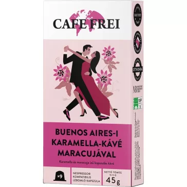   Kávékapszula, Nespresso kompatibilis, Cafe Frei Buenos Aires-i karamella bíbor maracujával  9+1db kapszula