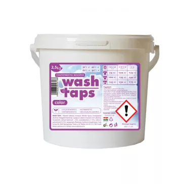 Mosópor 2,5 kg színes ruhákhoz Wash Taps
