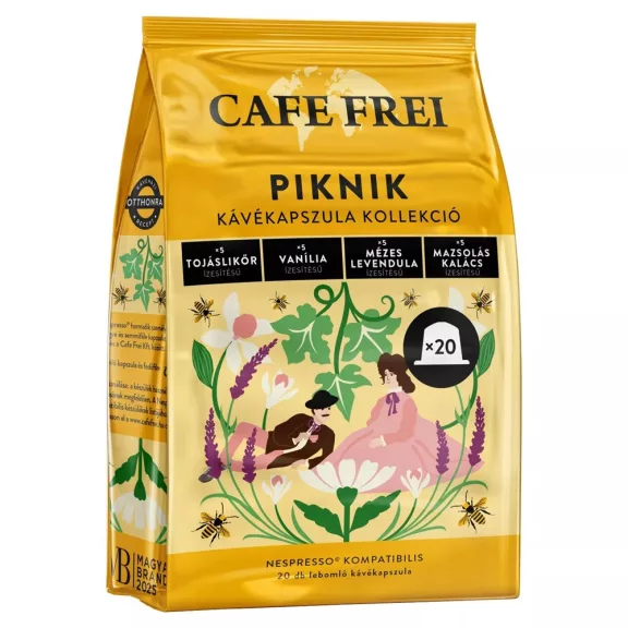 Kávékapszula, Nespresso kompatibilis, Cafe Frei, Piknik kávékapszula kollekció 20db kapszula Kávékapszula, Nespresso kompatibilis, Cafe Frei, Piknik kávékapszula kollekció 20db kapszula
