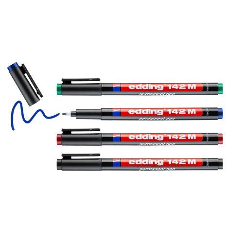 Alkoholos marker készlet 1mm, 142M OHP Edding 4 klf. szín