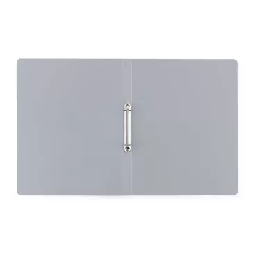   Gyűrűskönyv A4, 2 gyűrűs 2cm gerinc PP, Karton P+P szürke