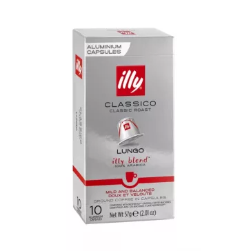   Kávékapszula, Nespresso® kompatibilis, Illy Lungo 10db/doboz