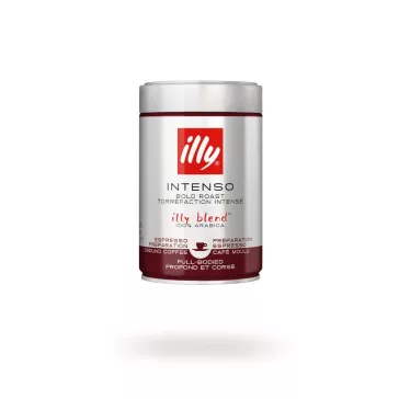 Kávé őrölt, 250g, Illy Intenso, fémdobozos
