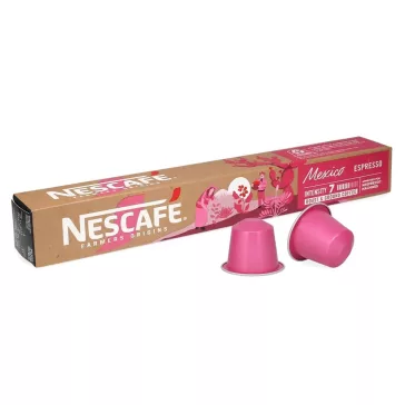   Kávékapszula, Nespresso kompatibilis, Nescafé Mexico Espresso, 10db kapszula
