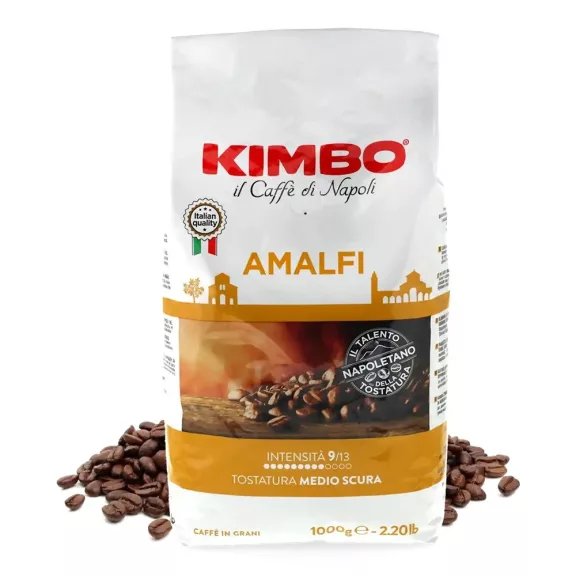 Kávé szemes, 1000g, Kimbo Amalfi 100% Arabica Kávé szemes, 1000g, Kimbo Amalfi 100% Arabica