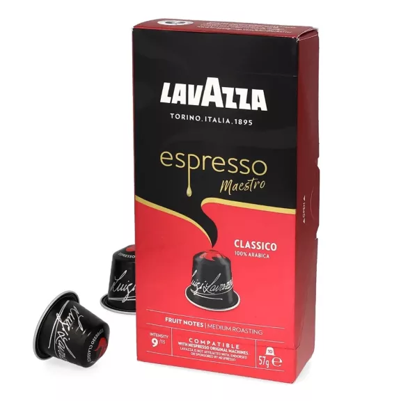Kávékapszula, Nespresso kompatibilis, Lavazza Maestro Classico, 10db kapszula Kávékapszula, Nespresso kompatibilis, Lavazza Maestro Classico, 10db kapszula