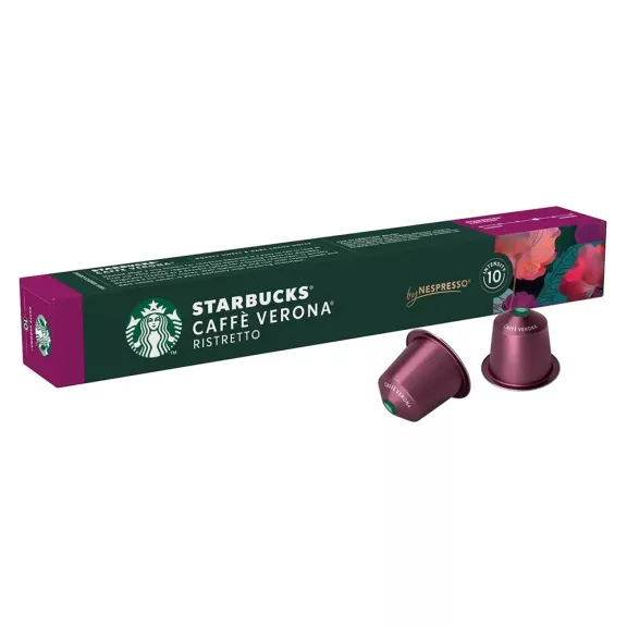 Kávékapszula, Nespresso kompatibilis, Starbucks Caffe Verona, 10db kapszula Kávékapszula, Nespresso kompatibilis, Starbucks Caffe Verona, 10db kapszula