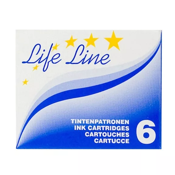Töltőtoll tintapatron, VIVA 6 db/doboz, kék Töltőtoll tintapatron, VIVA 6 db/doboz, kék