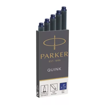   Töltőtoll tintapatron, 5 patron/doboz 1950384 Parker Royal kék