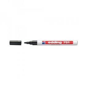 Lakkmarker 1-2mm, kerek Edding 751 fekete