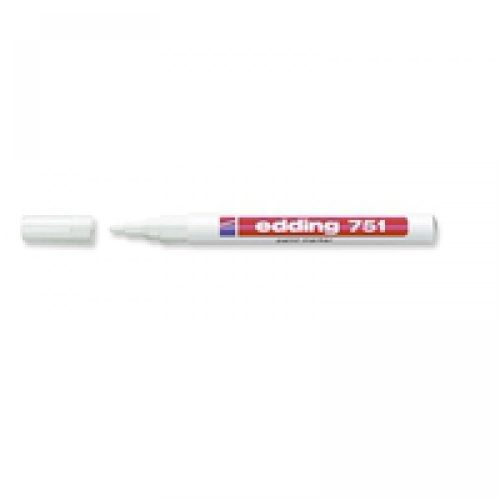 Lakkmarker 1-2mm, kerek Edding 751 fehér