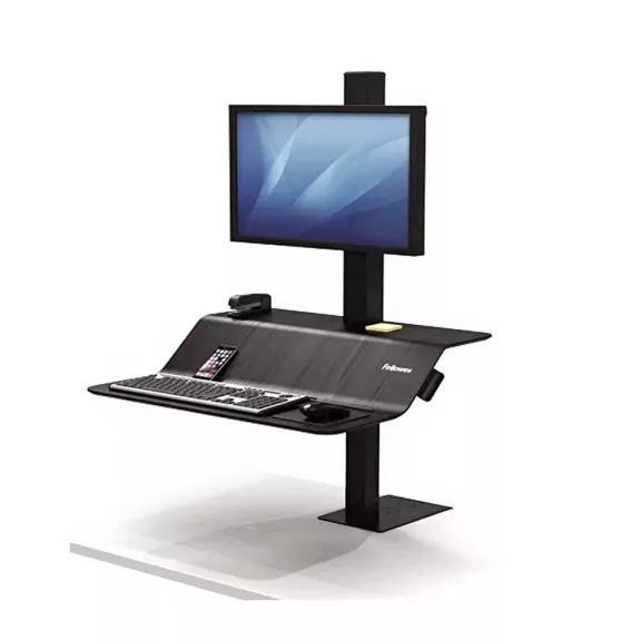 Munkaállomás ülő-álló, Fellowes® Lotus VE, egy monitorhoz Munkaállomás ülő-álló, Fellowes® Lotus VE, egy monitorhoz