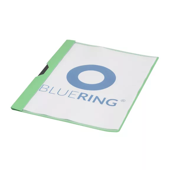 Gyorsfűző klip mappa A4, műanyag 30laphoz fém klippes Bluering® zöld Gyorsfűző klip mappa A4, műanyag 30laphoz fém klippes Bluering® zöld