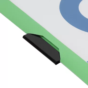   Gyorsfűző klip mappa A4, műanyag 30laphoz fém klippes Bluering® zöld