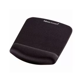   Egérpad csuklótámasszal, habtöltésű, Fellowes® PlushTouch, fekete