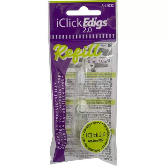 Hibajavító roller betét 5mm x 6m Edigs iClick 2.0 Hibajavító roller betét 5mm x 6m Edigs iClick 2.0