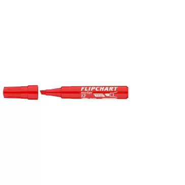 Flipchart marker vízbázisú 1-4mm, vágott Artip 12 piros