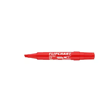 Flipchart marker vízbázisú 1-4mm, vágott Artip 12 piros