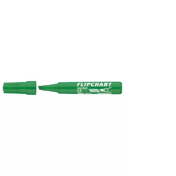 Flipchart marker vízbázisú 1-4mm, vágott Artip 12 zöld