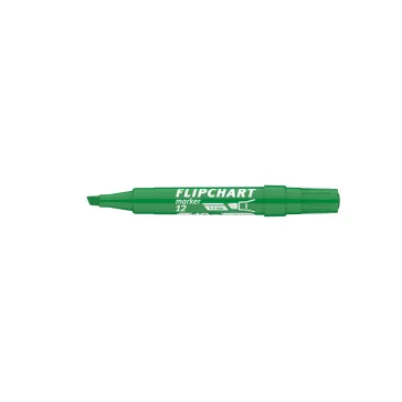 Flipchart marker vízbázisú 1-4mm, vágott Artip 12 zöld