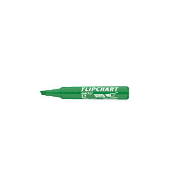 Flipchart marker vízbázisú 1-4mm, vágott Artip 12 zöld