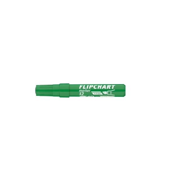 Flipchart marker vízbázisú 1-4mm, vágott Artip 12 zöld Flipchart marker vízbázisú 1-4mm, vágott Artip 12 zöld