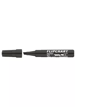 Flipchart marker vízbázisú 1-4mm, vágott Artip 12 fekete