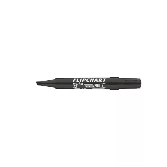 Flipchart marker vízbázisú 1-4mm, vágott Artip 12 fekete Flipchart marker vízbázisú 1-4mm, vágott Artip 12 fekete