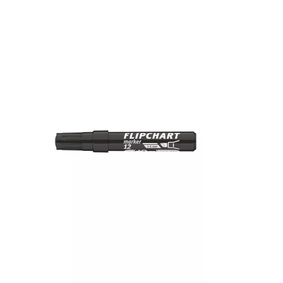Flipchart marker vízbázisú 1-4mm, vágott Artip 12 fekete Flipchart marker vízbázisú 1-4mm, vágott Artip 12 fekete