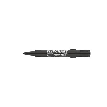 Flipchart marker vízbázisú 3mm, kerek Artip 11 fekete
