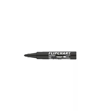 Flipchart marker vízbázisú 3mm, kerek Artip 11 fekete