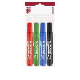   Flipchart marker készlet vízbázisú 3mm, kerek Artip11XXL, 4 klf.szín