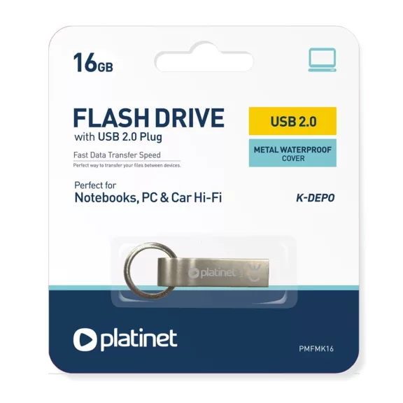 Pendrive 16Gb. USB 2.0 metal Platinet Pendrive 16Gb. USB 2.0 metal Platinet