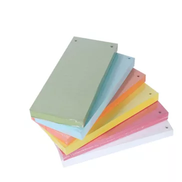   Elválasztócsík, karton 190g. 10,5x24cm, 100 db/csomag, Bluering® fehér