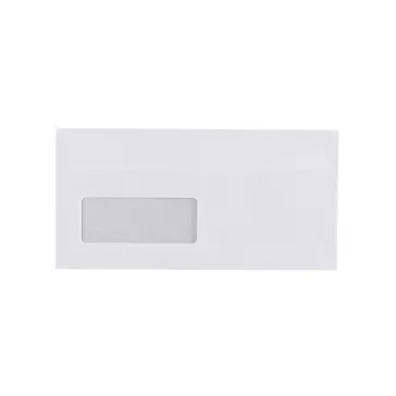   Boríték LA4 öntapadó bélésnyomott bal ablak 35x90mm 110x220mm B20A20 Bluering® fehér