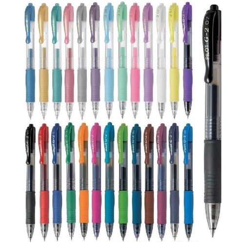 Zseléstoll 0,5mm, nyomógombos Pilot G-2, írásszín kék
