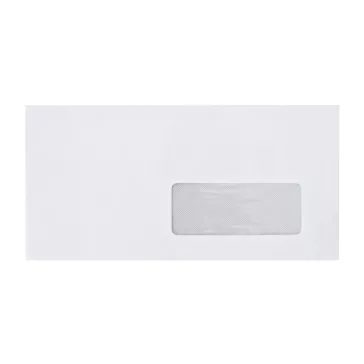   Boríték LA4 szilikonos bélésnyomott jobb ablakos 35x90mm 110x220mm J28A20 Bluering® fehér