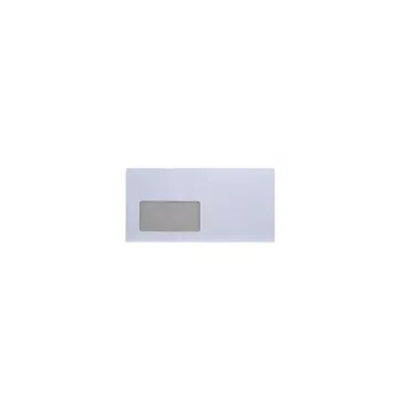   Boríték LA4 szilikonos bélésnyomott bal ablakos 35x90mm 110x220mm B20A20 Bluering® fehér