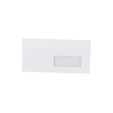   Boríték LA4 öntapadó bélésnyomott jobb ablak 35x90mm 110x220mm J28A20 Bluering® fehér