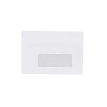   Boríték LC/6 öntapadó bélésnyomott jobb ablakos 35x90mm 114x162mm J28A20 Bluering® fehér