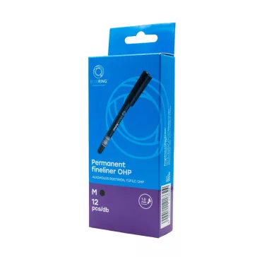 Rostirón, tűfilc alkoholos 1mm, OHP Bluering® M fekete