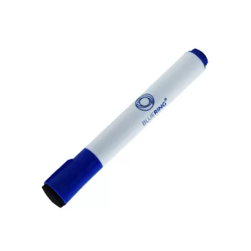   Táblamarker 3mm, mágneses, táblatörlővel multifunkciós Bluering® kék