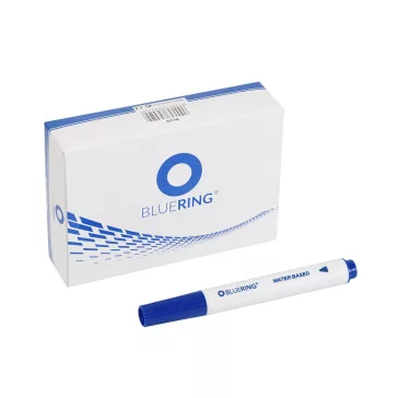   Flipchart marker rostirón vizes kerek végű 3mm, Bluering® kék