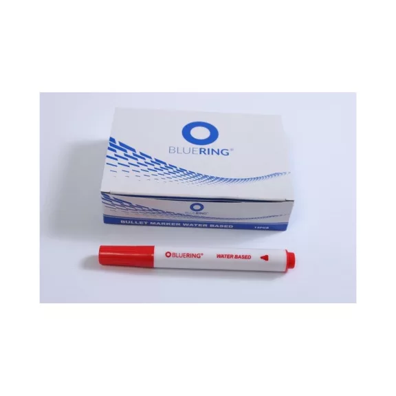 Flipchart marker rostirón vizes kerek végű 3mm, Bluering® piros Flipchart marker rostirón vizes kerek végű 3mm, Bluering® piros