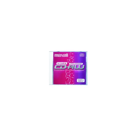 CD-RW80 12X újraírható CD normál tokban Maxell CD-RW80 12X újraírható CD normál tokban Maxell