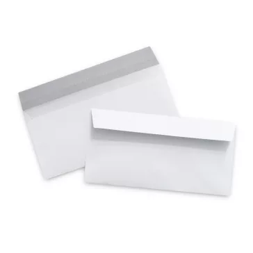   Boríték LA4 szilikonos bélésnyomott 110×220mm Bluering® fehér