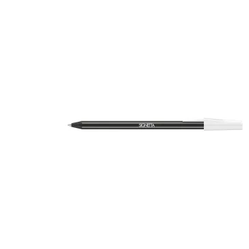 Golyóstoll 0,7mm, kupakos, Ico Signetta, írásszín fekete