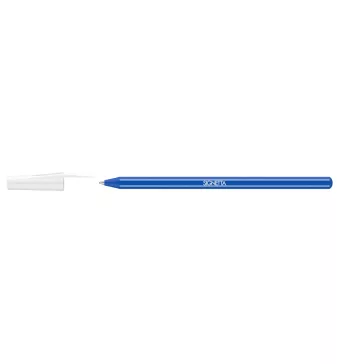 Golyóstoll 0,7mm, kupakos, Ico Signetta, írásszín kék