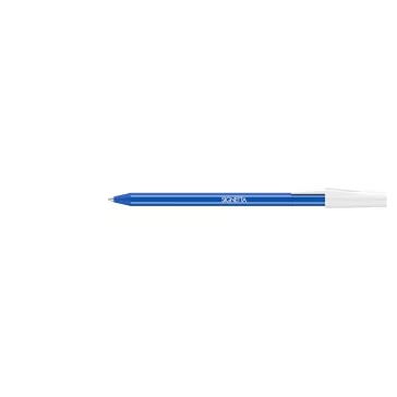 Golyóstoll 0,7mm, kupakos, Ico Signetta, írásszín kék